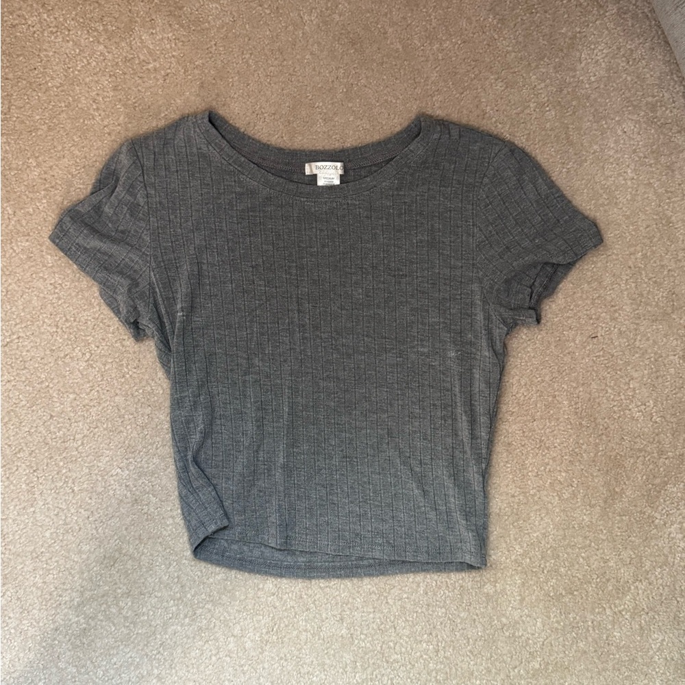 Bozzolo Gray Short Sleeve Tee